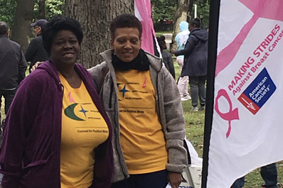 CID supporting Breast Cancer Walk at Brookville Park: October 2018