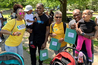 Brooklyn Gang Dads Walk and Books Distribution