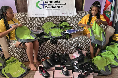 Backpacks and Shoes Distribution