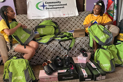 Backpacks and Shoes Distribution