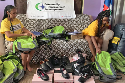 Backpacks and Shoes Distribution