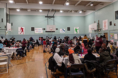 Pre-Thanksgiving Dinner in the Tompkins Community of Brooklyn: November 2018