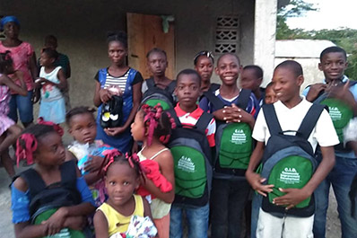 Thanksgiving backpacks with supplies giveaway, Balan Haitin: November 2018